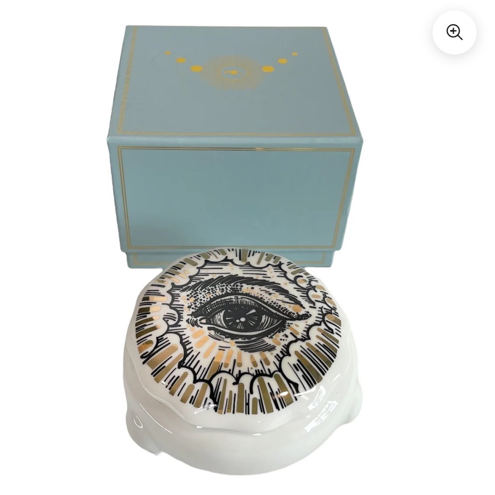SPITFIRE GIRL CERAMIC TRINKET BOX - MYSTIC EYE (new in gift box)